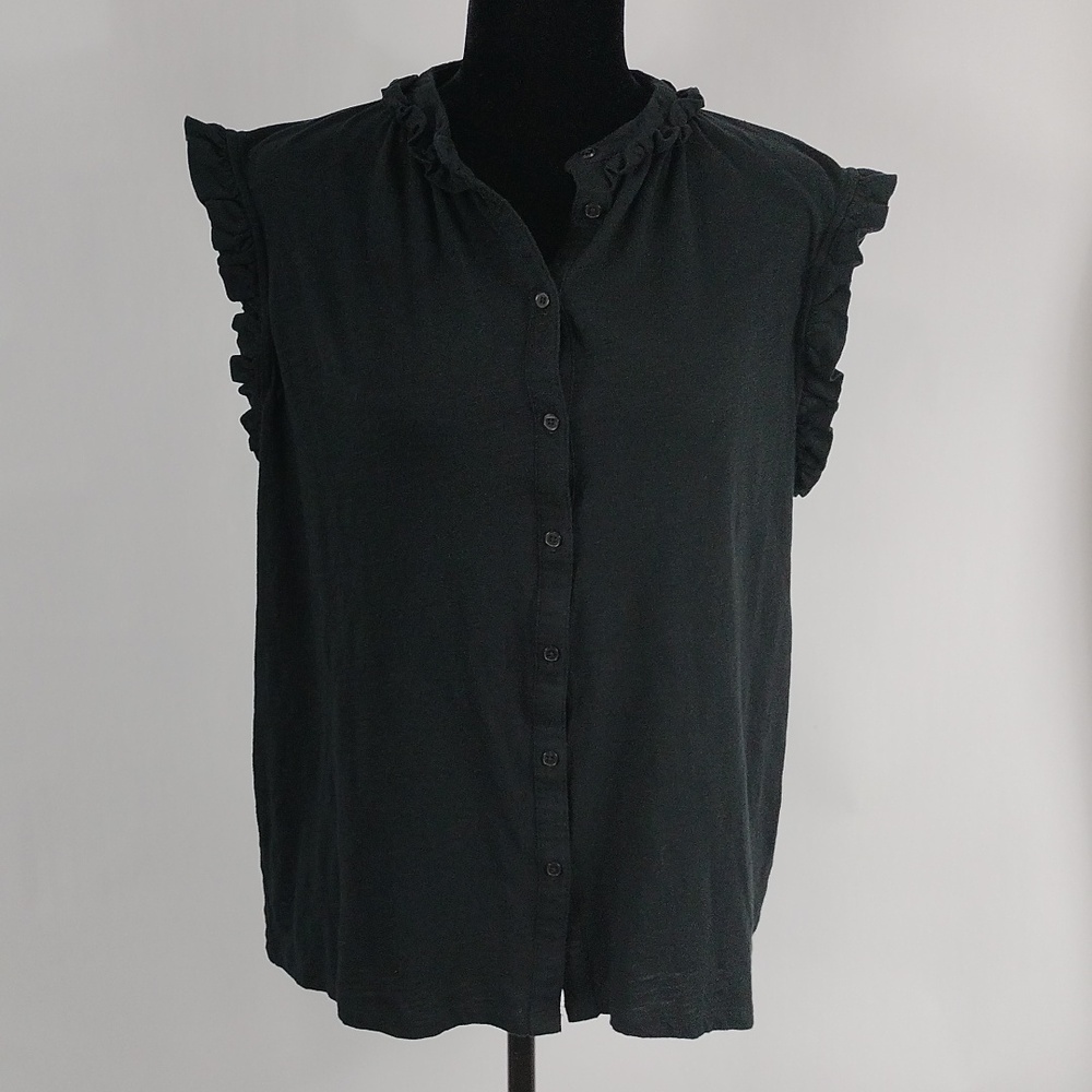 Boden Frill Detail Grown On Shirt
